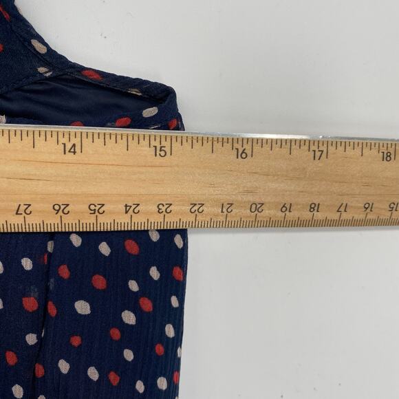 Vineyard Vines Top Women’s 6 Silk Polka Dot Preppy Coastal Feminine Romantic - Picture 7 of 8